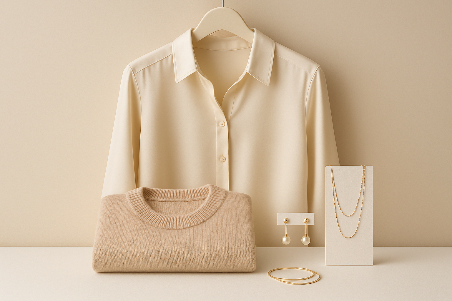 Mobile-friendly minimalist fashion display